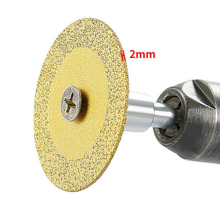 6PCS Diamond Cutting Discs with Mandrel for Rotary Tools - Mini Rotary Cutting Set