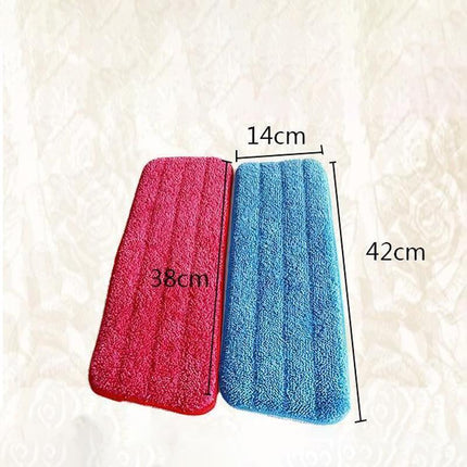 Replacement Microfiber Flat Mop Head Refill Floor Cleaning Pads Absorbent Cloths - Aimall