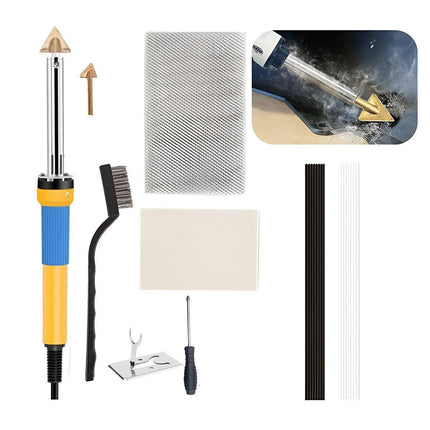 100W Plastic Welding Welder Kit Car Surface Bumper Repair Soldering Iron Tool