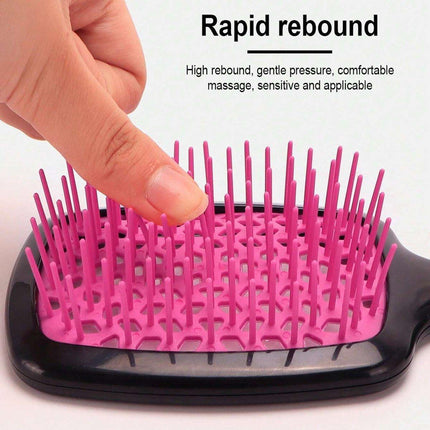 Hollow Out Mesh Air Bag Comb for Curly Hair Fluffy Styling Massage Dry Wet Hair