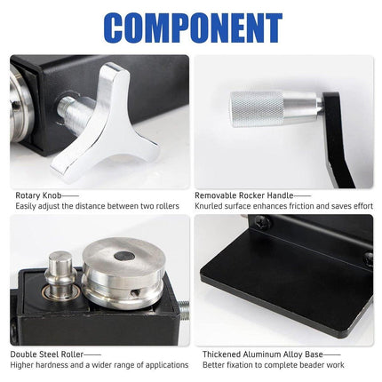 5/8inch Pipe Hose Bead Roller Tool for Clamping Intake Intercooler DIY Holder