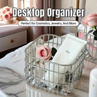 Stainless Steel Household Storage Basket Square Organizer for Kitchen and Home