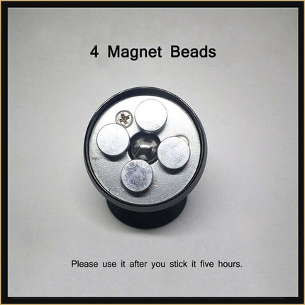 360 Degree Rotating Cell Phone Holder Car Magnetic Mount Air Vent Silver Clip On - Aimall