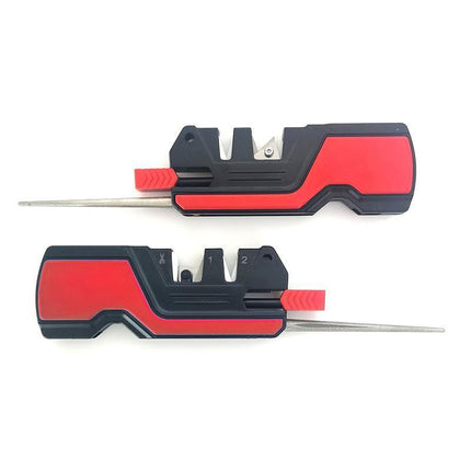 6-in-1 Knife Sharpener Diamond&Ceramic For Knives Blade Outdoor Survival Tool - Aimall