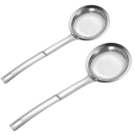 Oil Separator Spoon Mesh Fine Hole Filter Degreasing Residue Cooking Tool