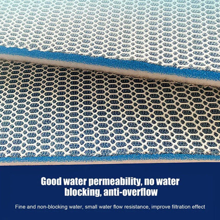 Aquarium 8D Filter Cotton Fish Tank Water Purification Sponge Material Pad