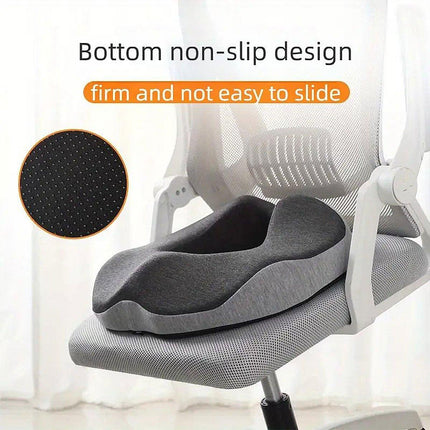 Memory Foam Seat Cushion Breathable Comfort Pad for Office Chair
