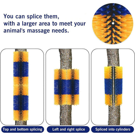 Multifunctional Livestock Brush Massage Scratching and Cleaning Rubbing Brush