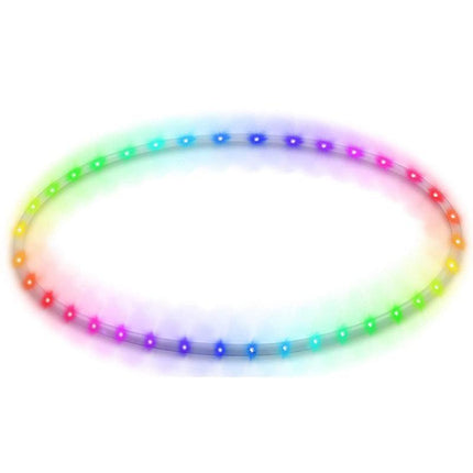 LED Light-Up Exercise Fitness Hoop Dance Lose Weight Colour Changing Detachable - Aimall