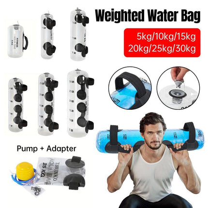 Adjustable Inflatable Water Weight Bag for Fitness Squat Strength Training Bag