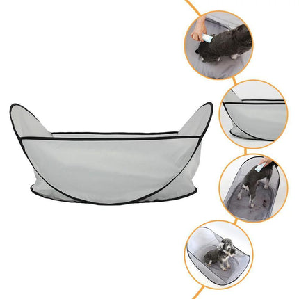 Pet Grooming Shearing Bib for Large Small Dogs Cats Pets 5 Colors Optional - Aimall