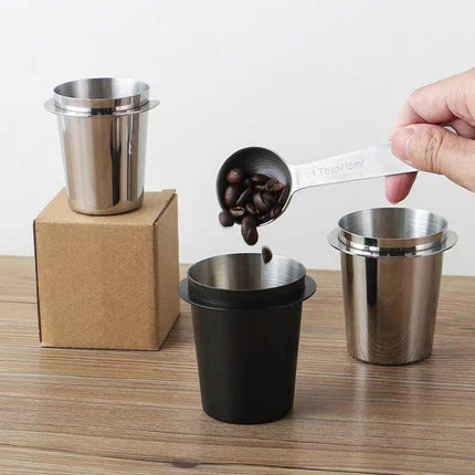 58mm Stainless Steel Coffee Catchers Coffee Maker Handle Accessories Durable Use