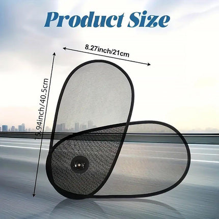 1PC Car Side Window Sun Visor Adjustable Foldable Sun Protection Heat Shield
