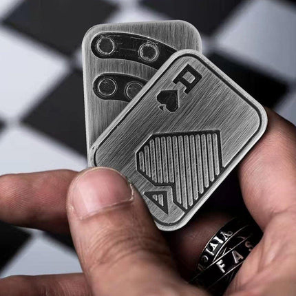 Poker Style Magnetic Push Slider Metal Fidget Sensory Toys Stress Relief