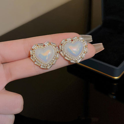 Vintage Faux Pearl Stud Earrings Fashion Jewelry Elegant Retro Earring