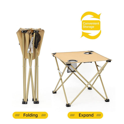 Portable Oxford Cloth Camping Folding Table Chair Waterproof Outdoor BBQ Fishing