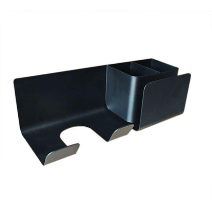 Aluminum Hair Dryer Holder Wall Mount Punch-Free Bathroom Hanging Rack Organizer