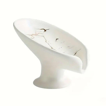 Light Luxury Ceramic Soap Dish Drainage Soap Holder Household Soap Storage Box