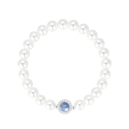 Delicate Pearl Bracelet Elegant Pearl Strand Jewelry for Women Classic Accessory