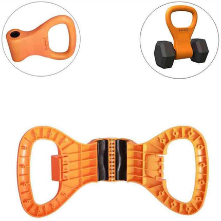 Comfortable Kettlebell Grip Adjustable Clamps Handle Dumbbells to Kettlebells
