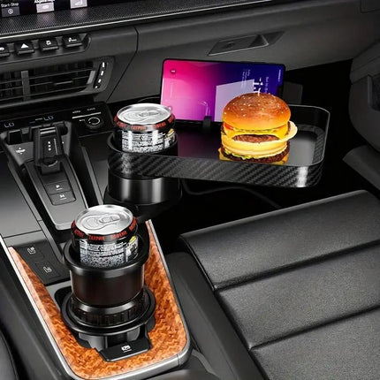 Car Tray Cup Holder Rotatable Drink Holder Mobile Phone Holder Car Organization