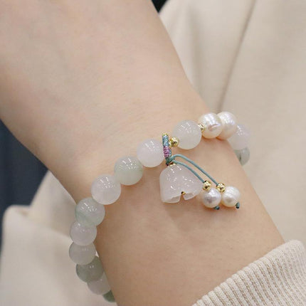 Natural Crystal Bracelet New Chinese Style Temperament Convallaria Jewelry Gift