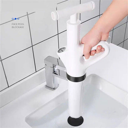 High Pressure Toilet Pipe Sewer Dredge Tool Pneumatic Suction Floor Drain Tool