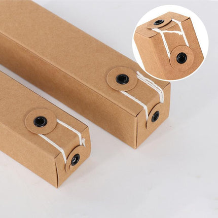 100PCS Kraft Paper Box Lipstick Perfume Essential Oil Cosmetics Packaging Boxes Aimall
