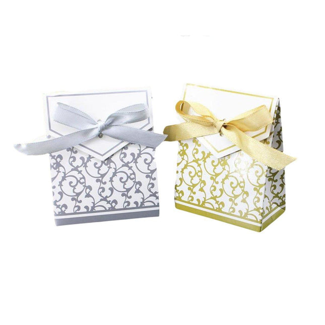 100pcs European Wedding Candy Boxes Dream Paper Box Favour Treat Packaging