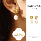 Elegant Baroque Earrings French Simple Fashion Jewelry for Women