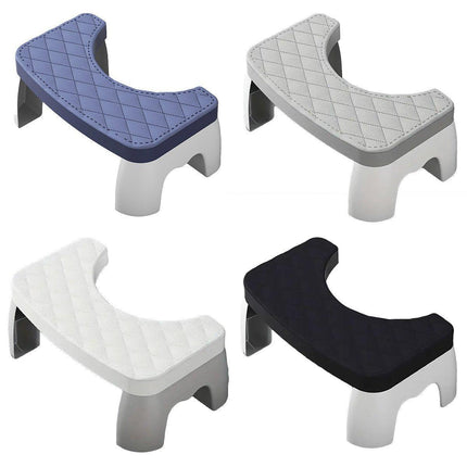 Toilet Stool Anti-Slip Bathroom Footstool for Home Use with Stable Support Design