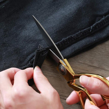 10.5'' Scissors Tailor Dressmaking Sewing Cutting Trimming Fabric Cutting Shear - Aimall