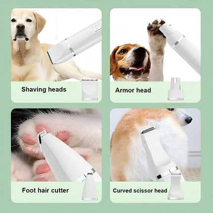 Rechargeable Pet Hair Clippers Professional Grooming Kit for Cats and Dogs