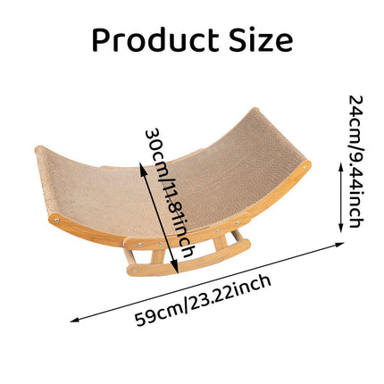 Premium Cat Scratching Board Bed Corrugated Paper Durable All Seasons Cat Toy