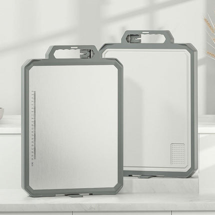 Stainless Steel Double Sided Cutting Board Thawing Board Household Kitchen Tool