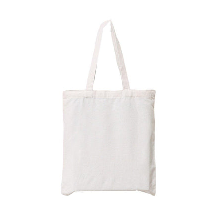 5PCS Canvas Tote Bag Cotton Blank DIY Shopping Shoulder Bags