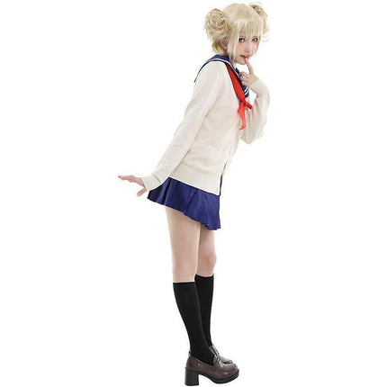 Anime My Boku no Hero Academia Himiko Toga Cosplay Costume JK School Uniform AU