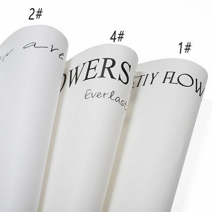 100pcs Simple Wrapping Paper Flower Package Floral Bouquet Paper for Florists