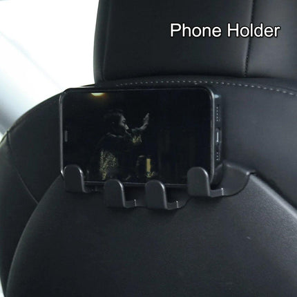 2pcs Car Seat Back Hooks for Tesla Model 3 Y Front Seat Organizer Hanger Holder