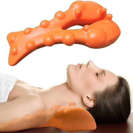 Orthopedic Lumbar Pillow Acupressure Massage Cushion for Back Neck Pain Relief