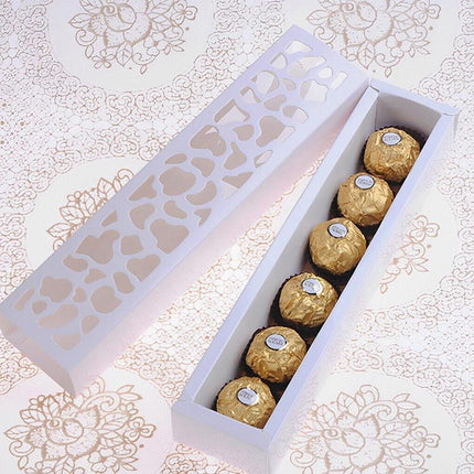 100PCS Long Macaron Boxes for Valentine's Day & Gatherings - Aimall
