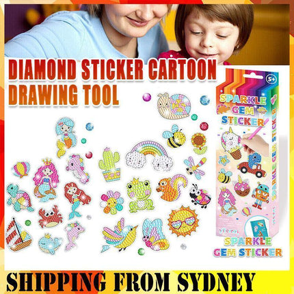 Kids Diamond Drawing Tool Kit Diamond Sticker - Aimall
