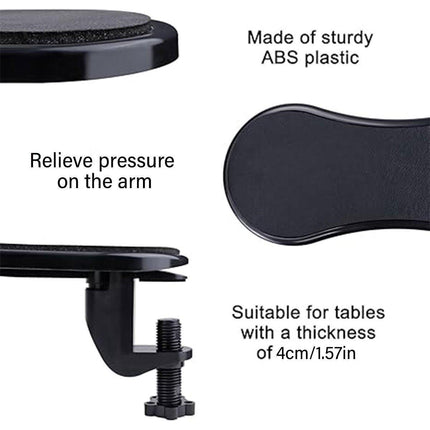 180 Degree Rotating Mouse Wrist Pad Small Anti-Fatigue Arm Rest Support for Desk