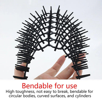 10pcs Anti-Cat Spike Mat Pet Deterrent Mat Outdoor Cat Repellent Netting Kit