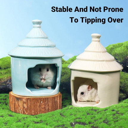Ceramic Hamster Sleeping Nest Cooling House Summer Shelter Pet Supplies Durable