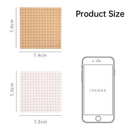 20PCS Creative Sticky Notes Tearable Square Note Pads for Students and Office