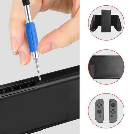 Screwdriver Set Repair Tool Kit For Nintendo Switch NES N64 Joy-con Wii Triwing - Aimall