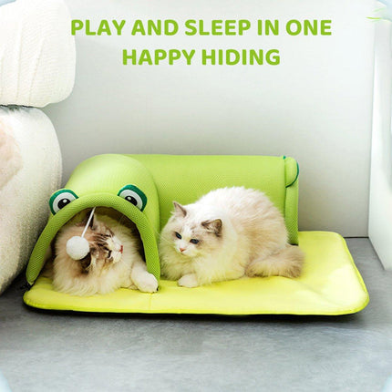 Washable Cat Tunnel Nest Corner Passage Cat House Easy Clean Pet Furniture