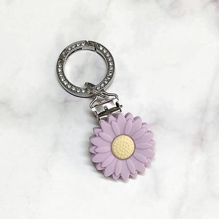 Silicone Daisy Flower Sunflower Brim Clip Anti-Slip Chrysanthemum Cap Holder