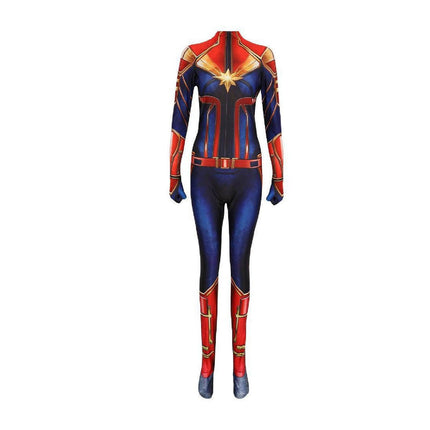 Halloween Cos Leotard Cosplay Cosplay Stage Performance Costume Jumpsuit Christmas Marvel Captain